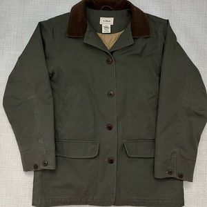 NWOT L.L Bean Khaki Barn Chore Coat Field Jacket Sz. M